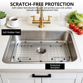 AWOKE edge-protection design guards sink edges from scratches.