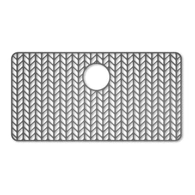 AWOKE large sink protector 30x16 covers curved farmhouse sink bottoms for full protection.