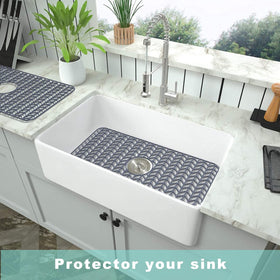AWOKE sink protector heat resistance up to 500°F for hot cookware