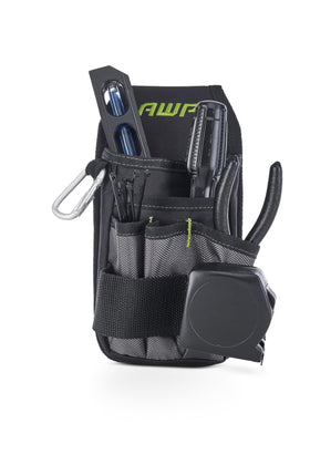 Interior elastic pockets help tidy small tools and accessories in the AWP pouch