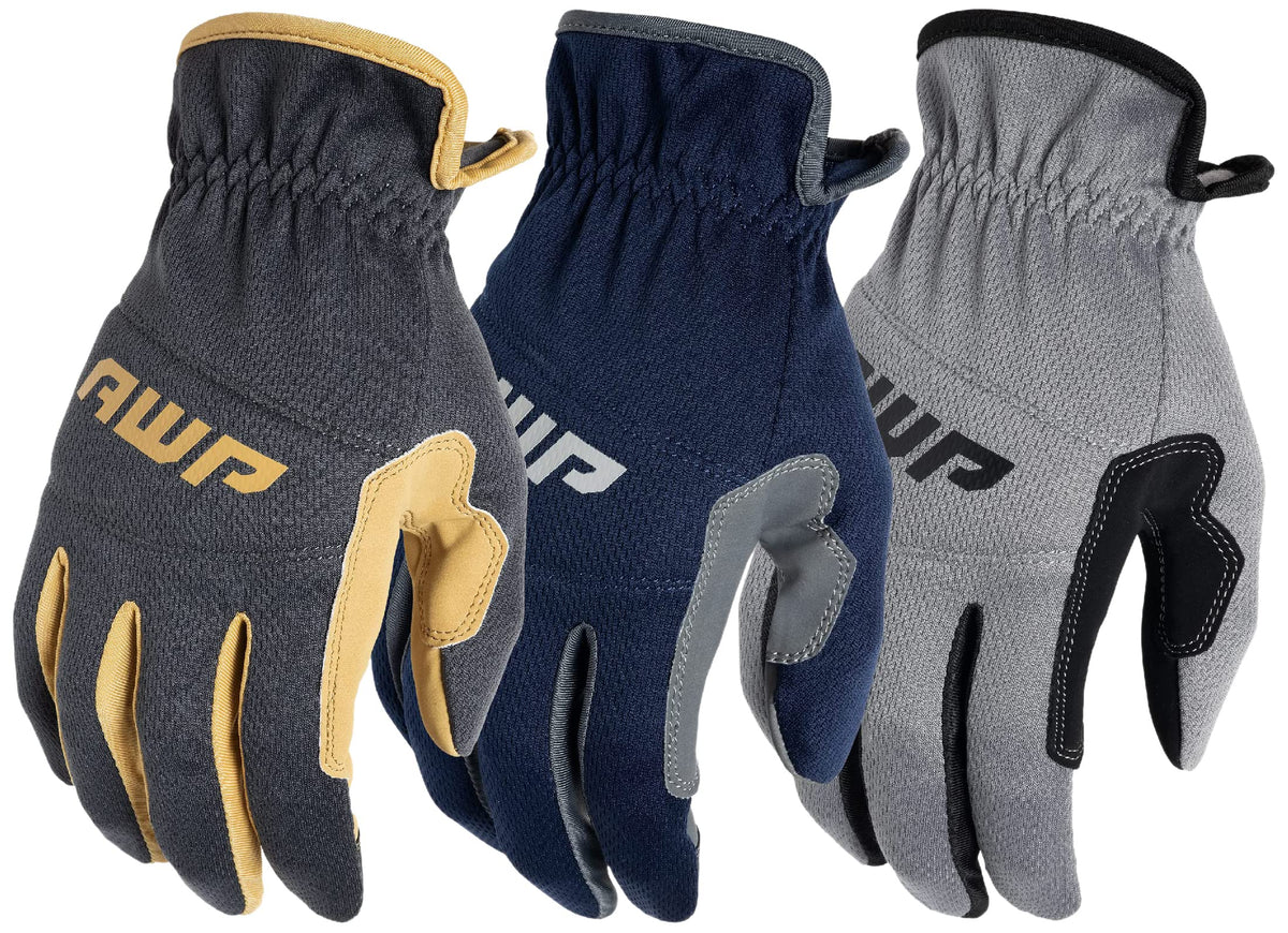 AWP Performance Utility Gloves front view show secure grip for tough tasks.