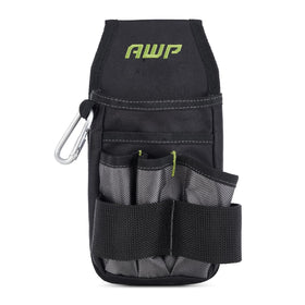 AWP Premium Tool Pouch with multi-pocket organizer keeps tools accessible on site