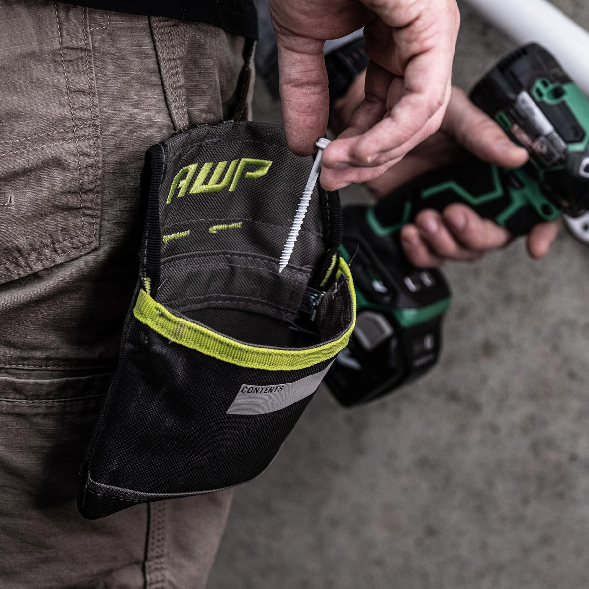 AWP TrapJaw pouch shows steel belt clip and tunnel loop for versatile attachment