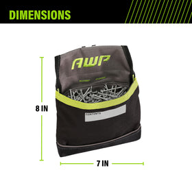 AWP TrapJaw pouch with spacious storage for nails, screws, and fasteners