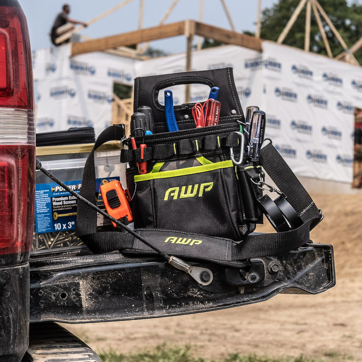 AWP Tunnel loop and metal clip attachment supports easy belt integration.