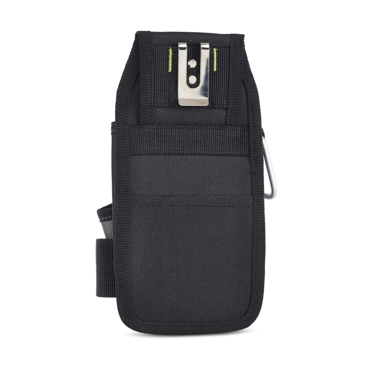 Water-resistant 1680D polyester construction protects tools in challenging work environments