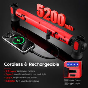 AWROSE work light magnetic ends enable hands-free mounting