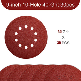 Awutzut 30-pack sanding discs laid out to show quantity and versatility for projects