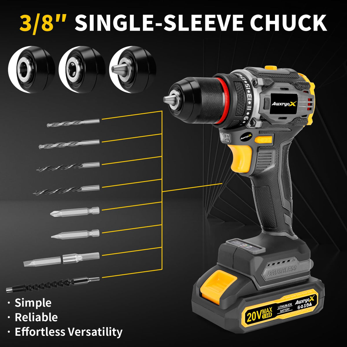 AwxryoX alloy steel tools showcasing durability and grip