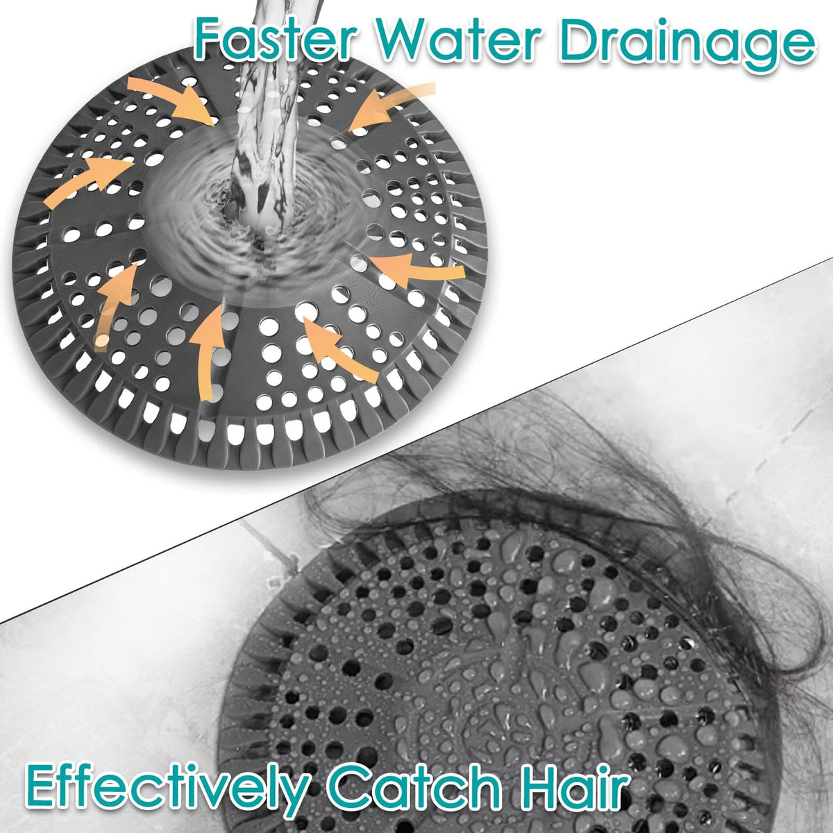 AWzzz 5.5-inch diameter drain protector fits most flat drains