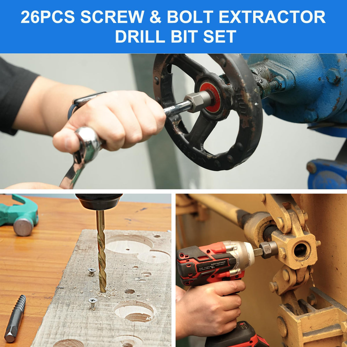 Axelord damaged bolt removal in action with a secure grip