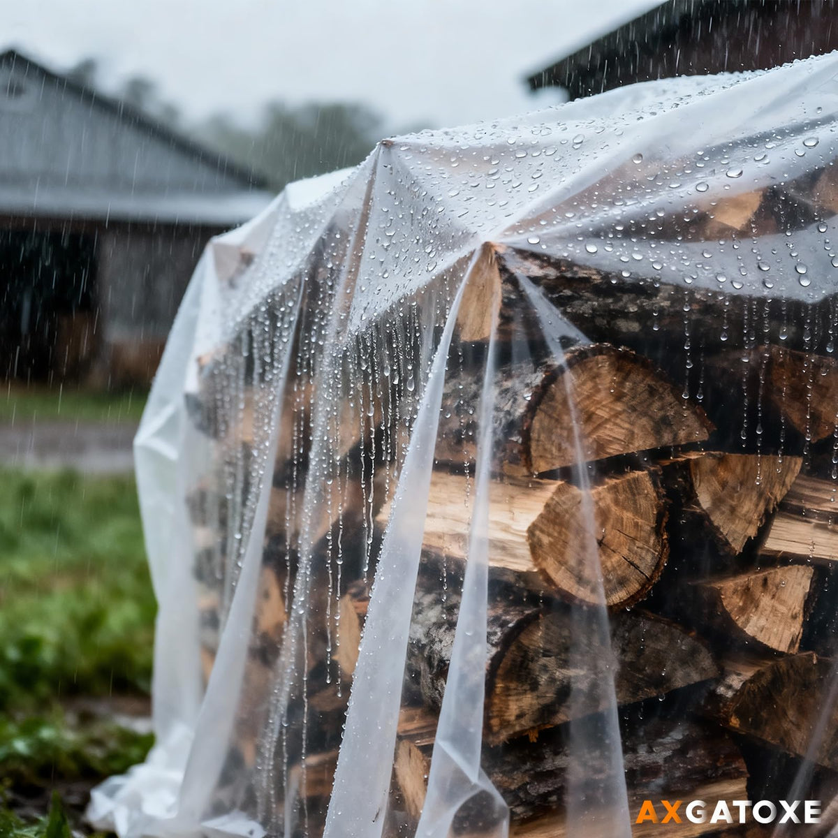 Axgatoxe durable tarp option for temporary roofs and outdoor jobs.