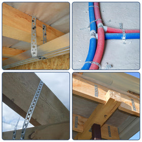 AxiSculpt strap wrapped around a duct or wire harness for organization.