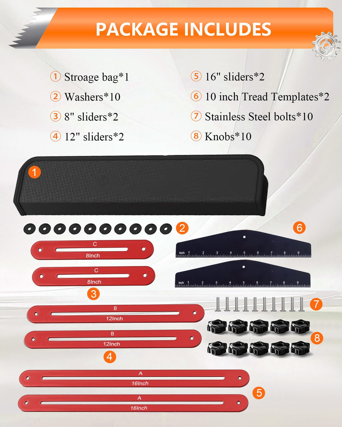 AXIUM storage bag keeps parts organized for on-site and workshop use.