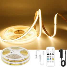 AXMOTUT COB LED strip under cabinet lighting for warm, even illumination