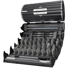 AXTH 128-in-1 precision screwdriver set with magnetic tips for quick screw pickup.