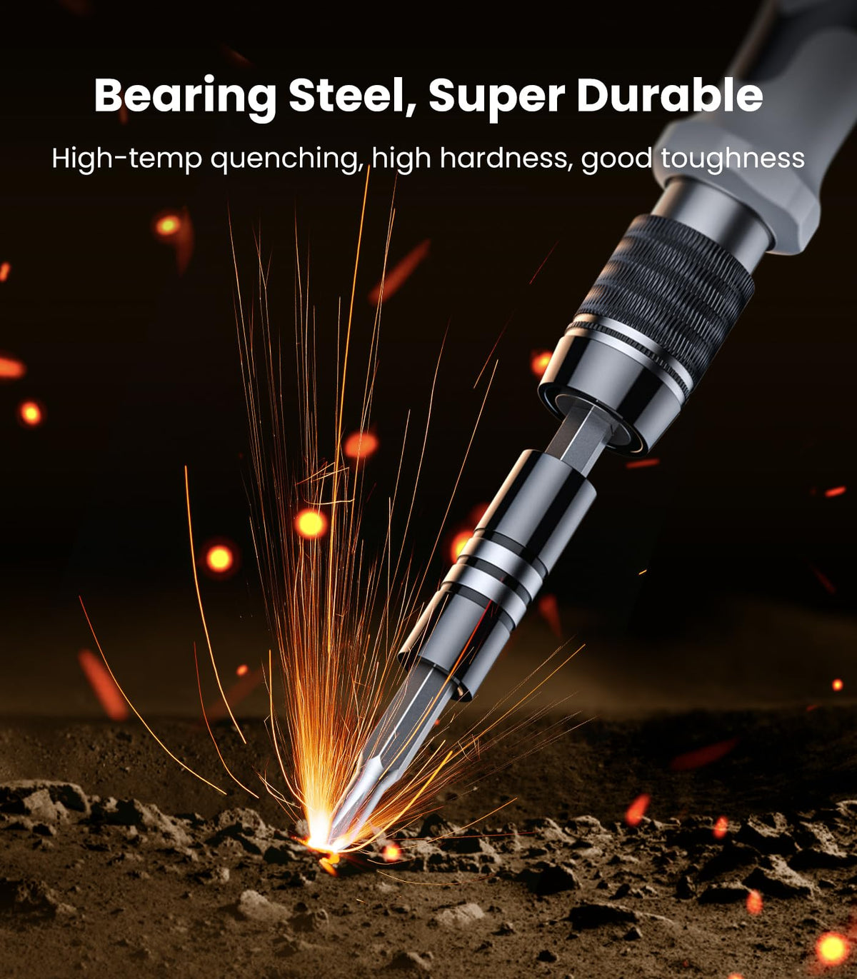 AXTH magnetic tip helps hold screws during repair.
