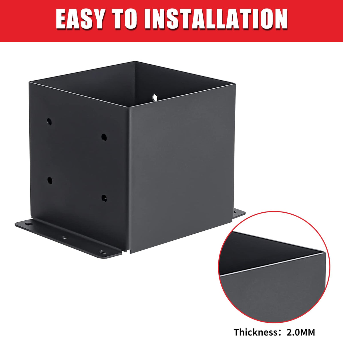 AXWHYS 6x6 base screws kit for wood floor mounting