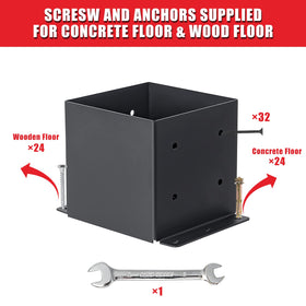 AXWHYS compact footprint supports posts without cluttering space