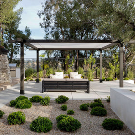 AXWHYS pergola bracket base aligning for precise post placement