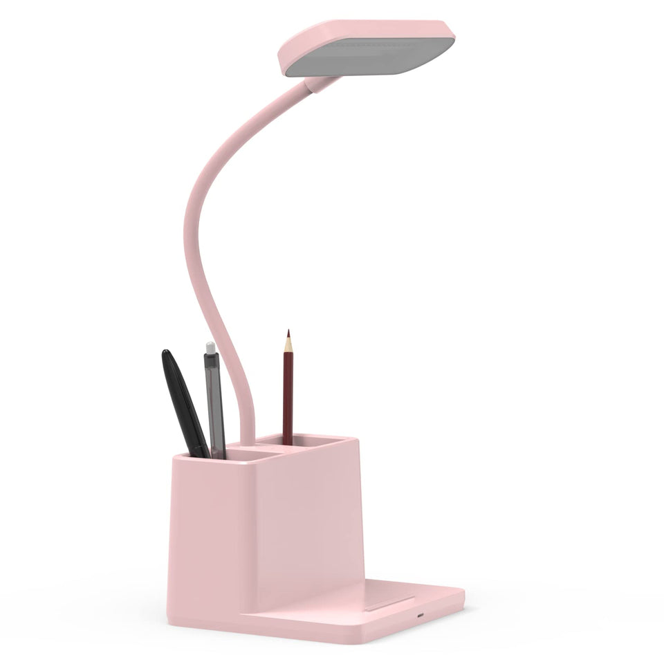 AXX Cute Desk Lamp pink glow for cozy reading and focused study sessions.