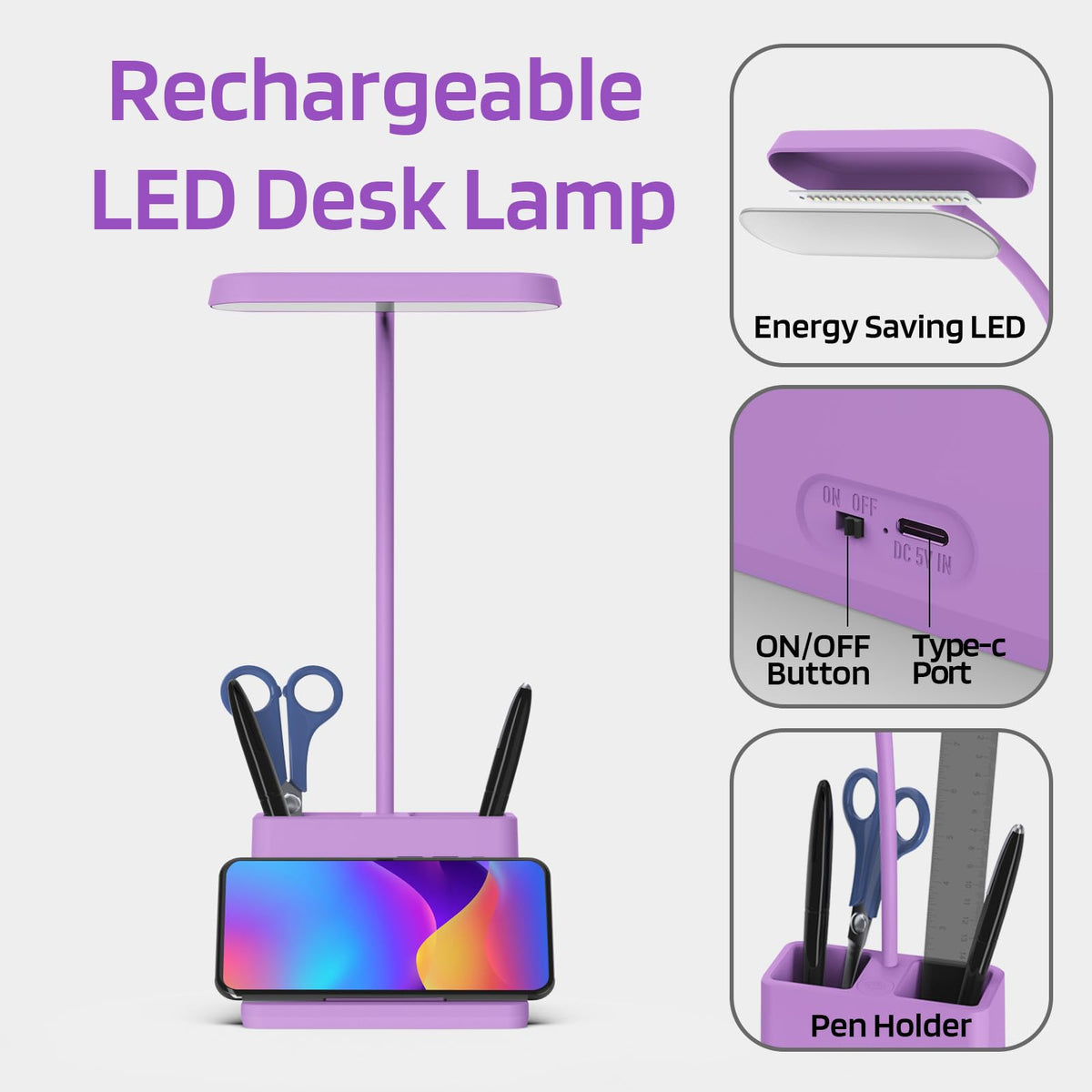 AXX lamp offers multiple lighting modes for different tasks.