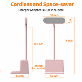 AXX Portable gooseneck lamp suitable for travel, work-from-home, or study.