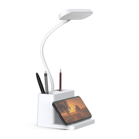 AXX rechargeable desk lamp with dorm-friendly gooseneck for focused study