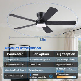 Ayaoty 3CCT dimmable light provides warm to cool ambience.