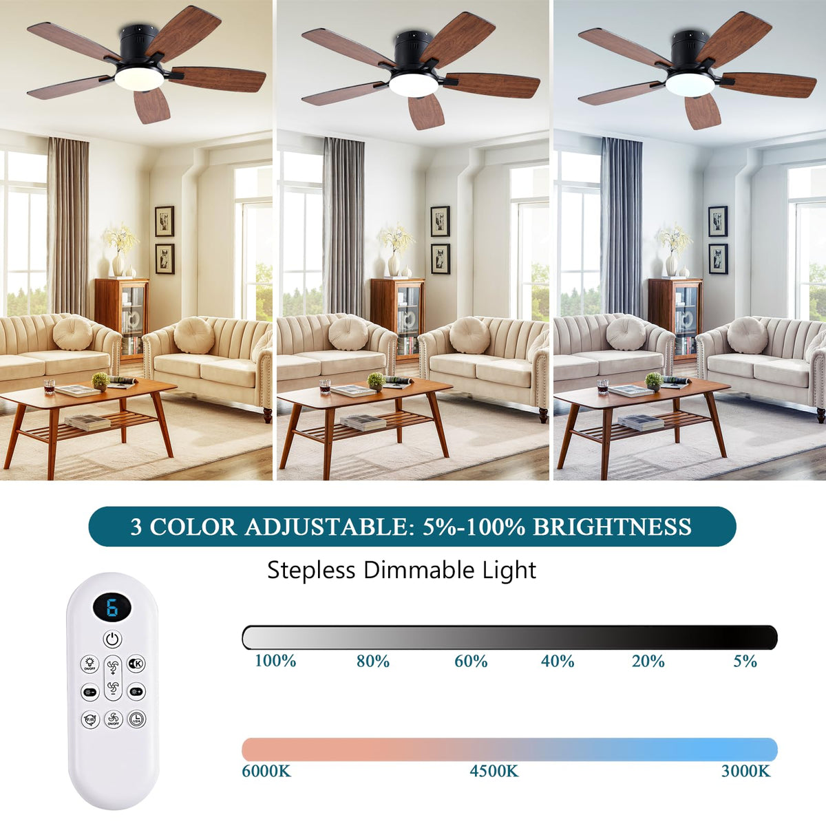 Ayaoty flush-mount installation for a sleek ceiling line
