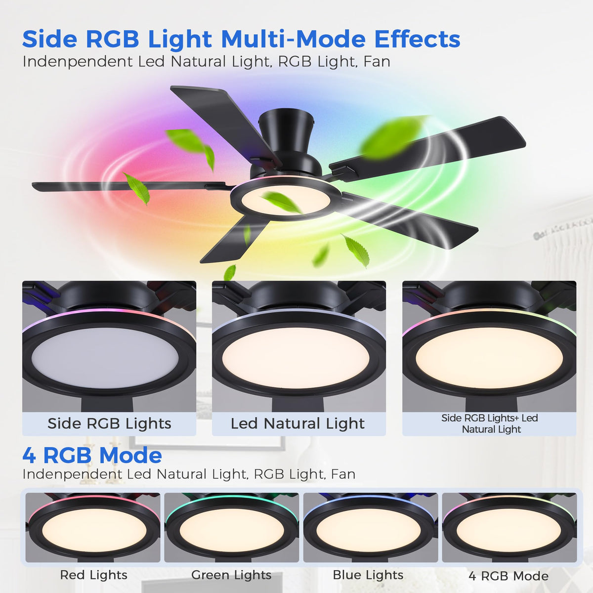 Ayaoty mood light dims smoothly for different activities.