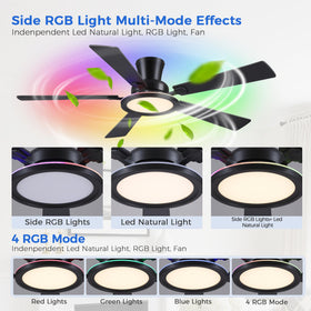 Ayaoty mood light dims smoothly for different activities.