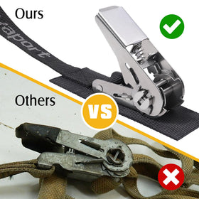 Ayaport 8ft no-hook strap ideal for safe boating and easy adjustability.