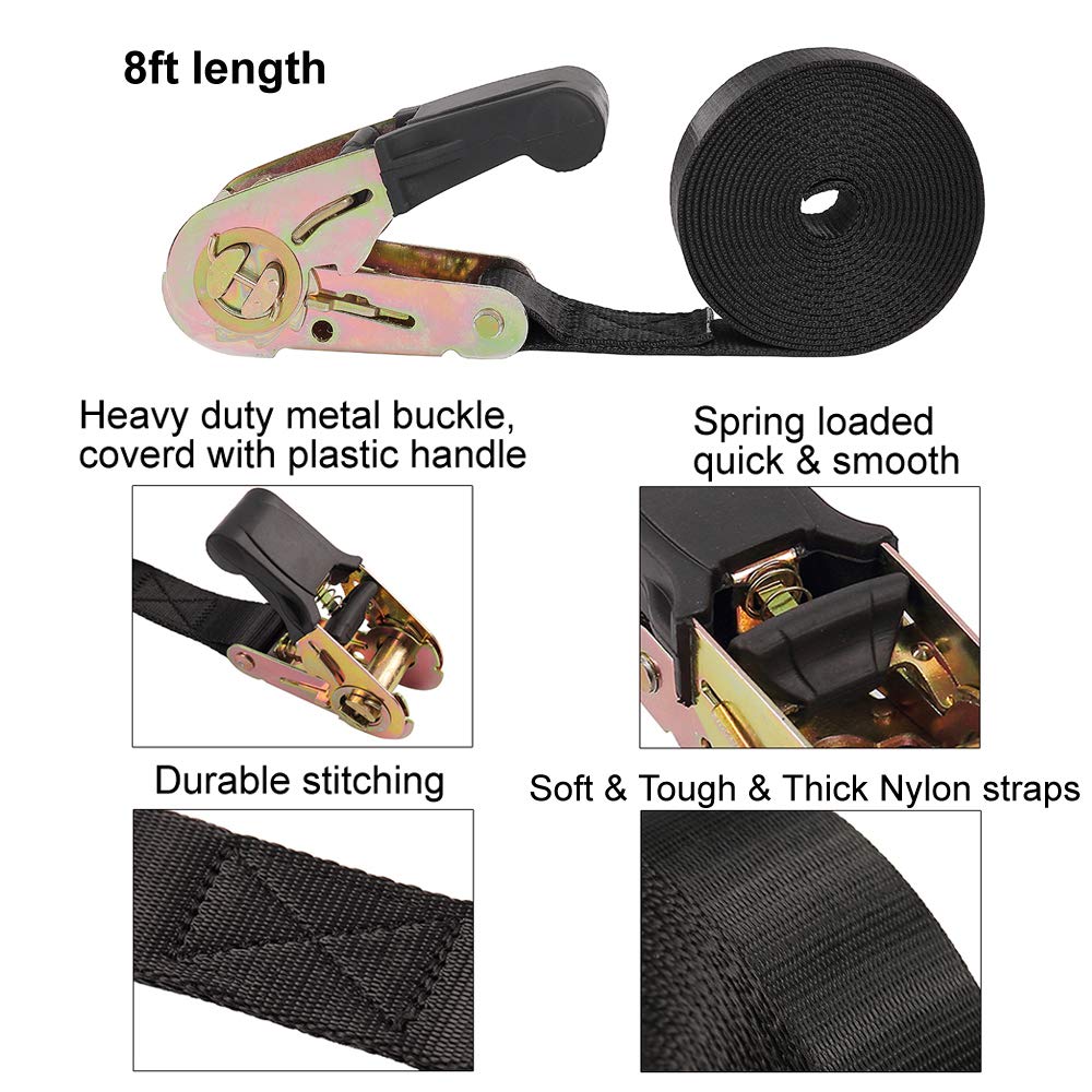 Ayaport no-hook endless strap design fits through tight spaces without hooks.