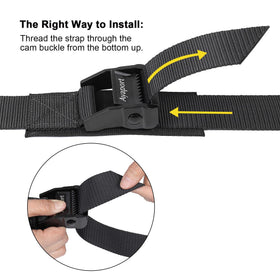 Ayaport 1.5 inch strap width ensures sturdy capability for cargo