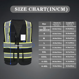 AYKRM safety vest shoulder with radio tab for quick access