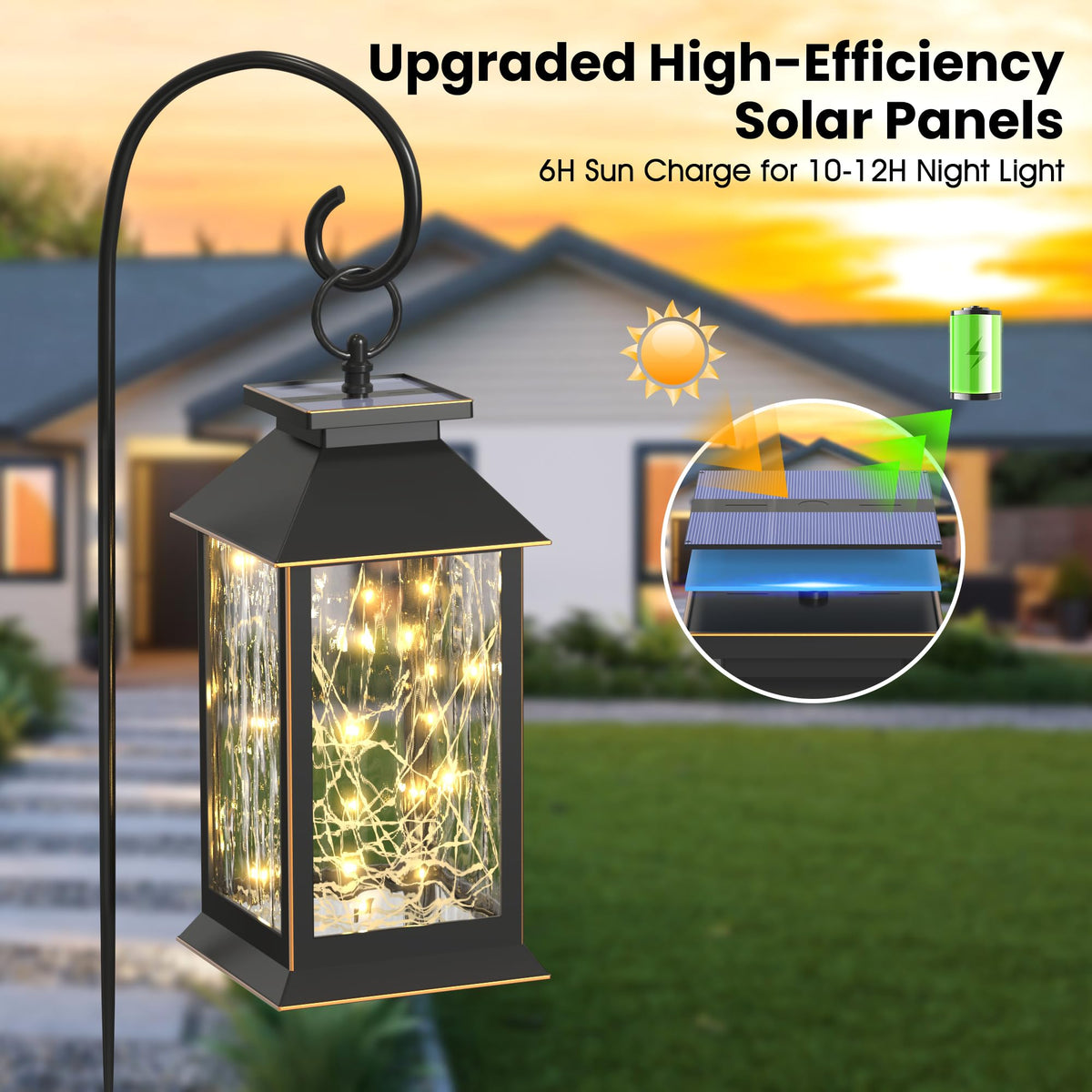 AYTPU outdoor lantern suitable for yard or camping