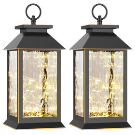 AYTPU water ripple glass lantern for outdoor ambiance
