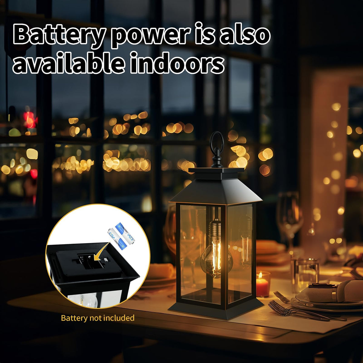 AYTPU two-pack gift-ready lanterns for versatile décor