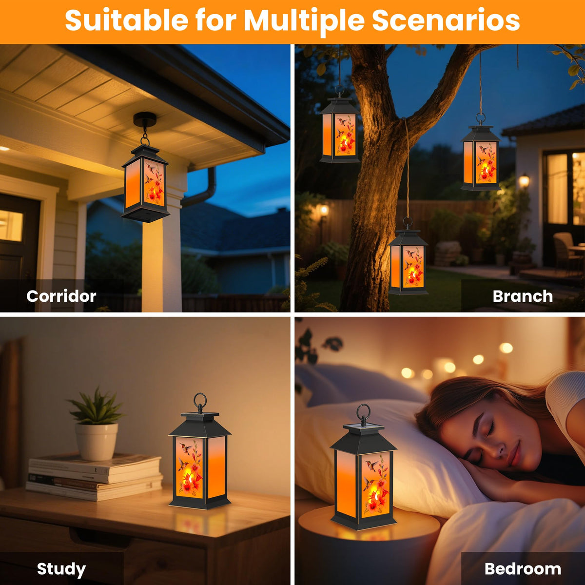 AYTPU waterproof lantern protects against rain and dust while adding charm