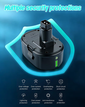 AYTXTG 8.0Ah battery terminals closeup with secure connection emphasis