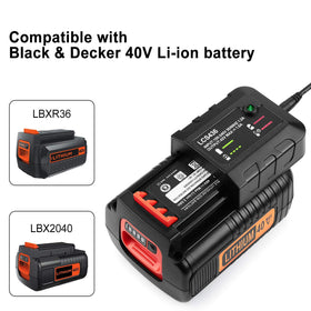 LED charge indicator shows status clearly during charging.