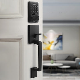 Adjustable to fit 1-3/8 to 1-3/4 inch doors