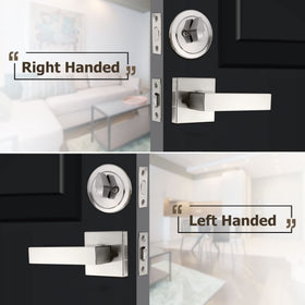 Adjustable latch from 60 mm to 70 mm fits varied door gaps.