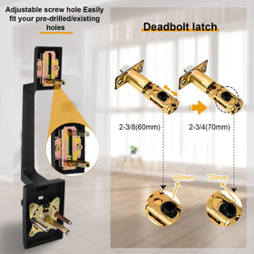 Easy DIY installation with self aligning screw holes