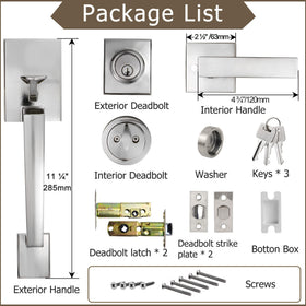 Heavy-duty zinc alloy construction with corrosion-resistant finish.