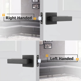 Matte black finish hides fingerprints and complements modern exteriors