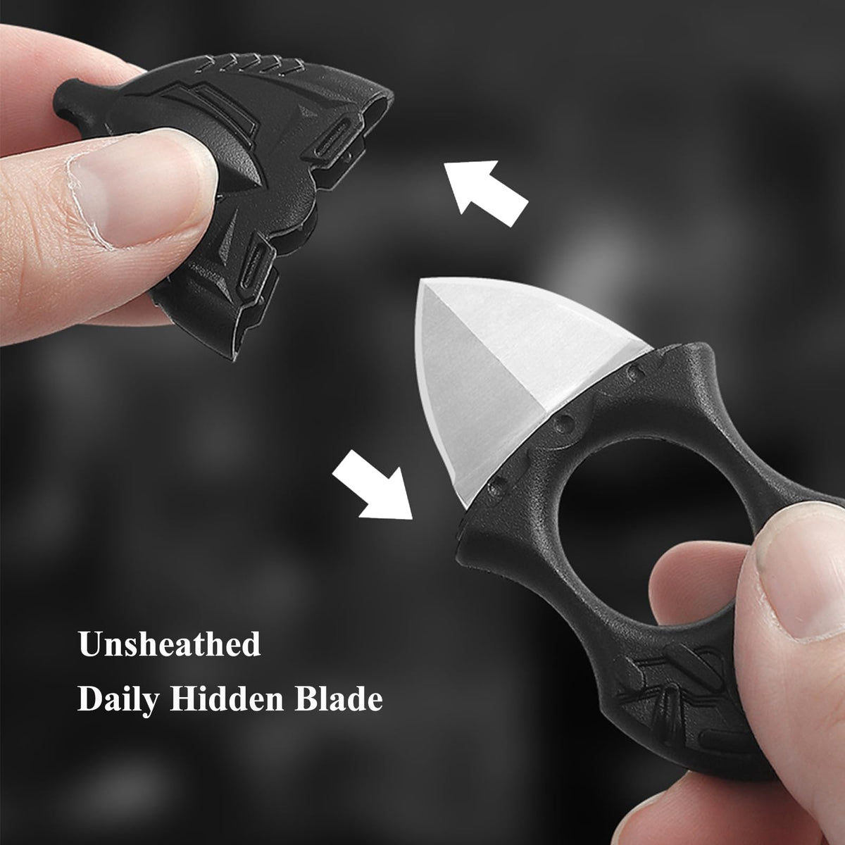 AZHU EDC knife opening packages and letters with ease.