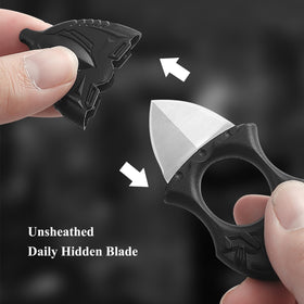 AZHU EDC knife opening packages and letters with ease.
