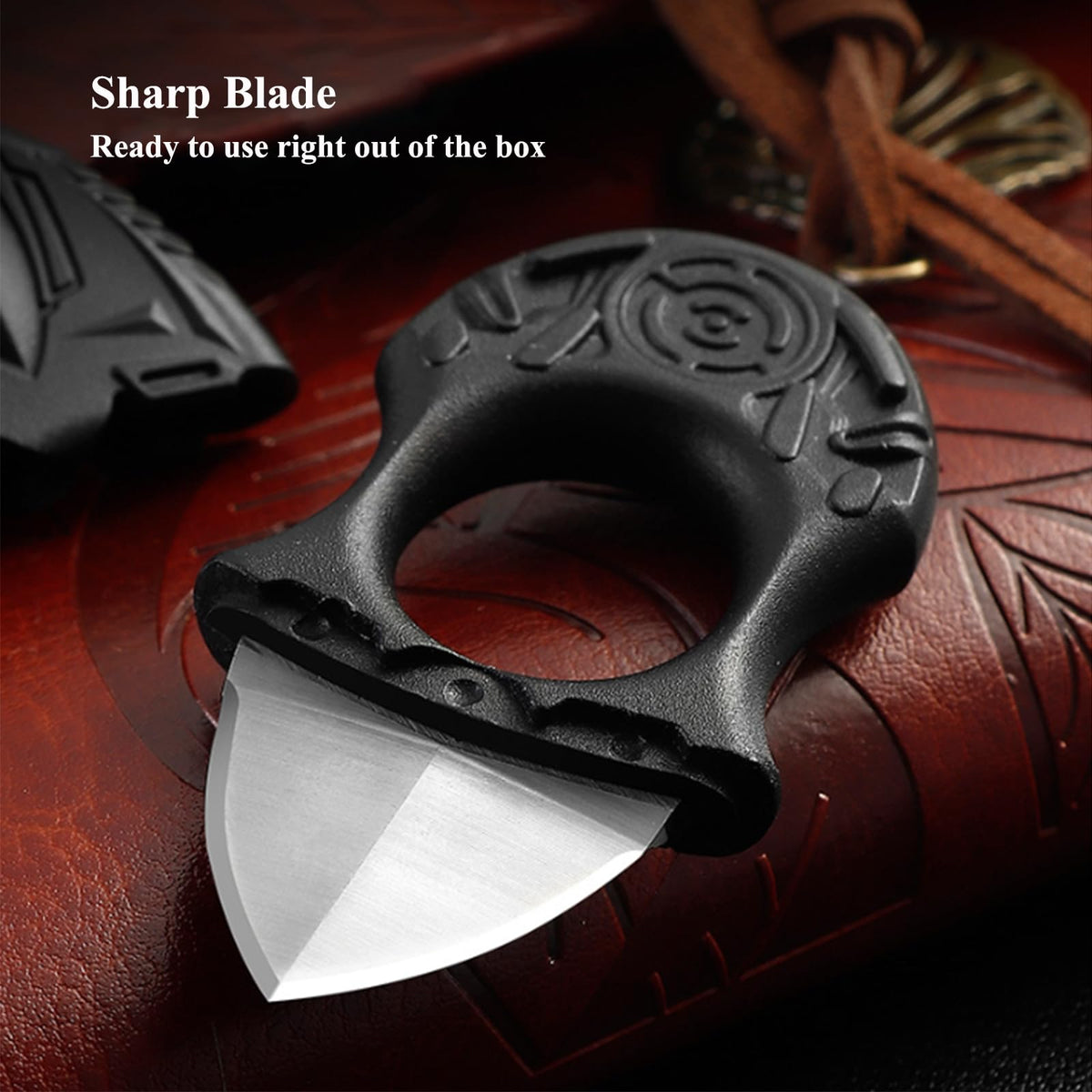 AZHU pocket knife edge stays sharp after use.